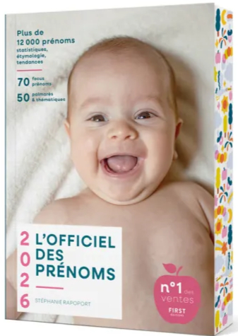 L’Officiel des prénoms : livre de prénoms filles et garçons avec leur signification, l'étymologie, la fréquence, les palmarès et les listes thématiques.